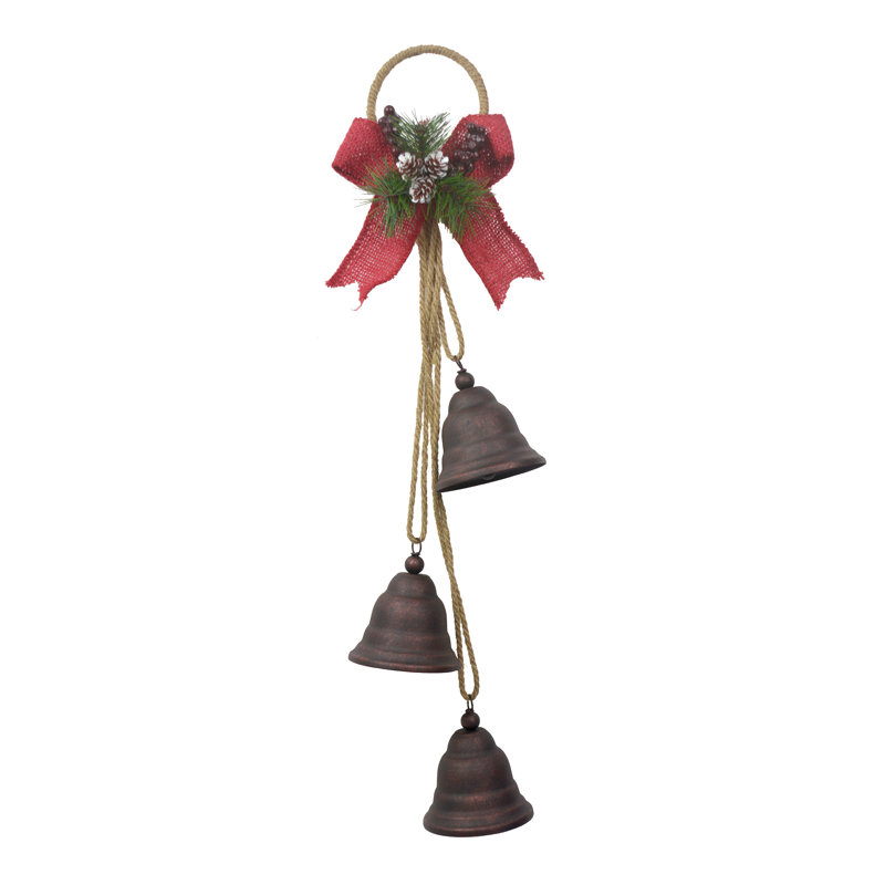 The Holiday Aisle Door Hanging With Metal Bell Reviews Wayfair