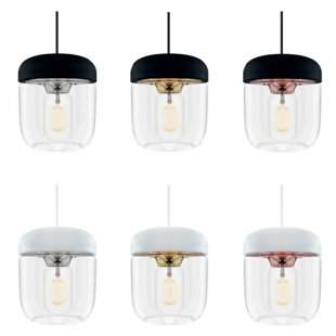 Corded Plug In Hanging Lights Wayfair Acorn Plug In 1 Light Led Bulb Pendant