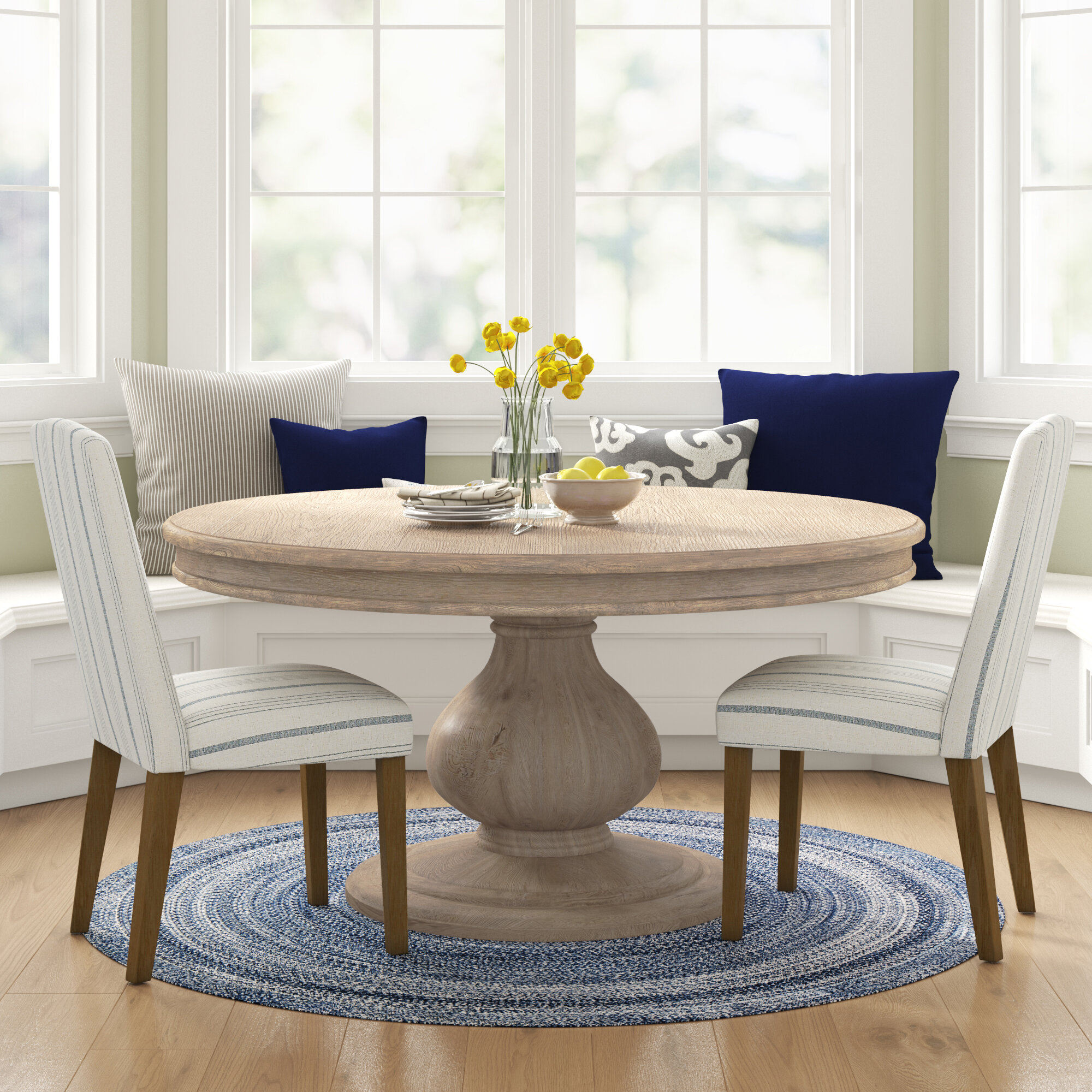 Birch Lane Abdiel Solid Wood Dining Table Reviews Wayfair