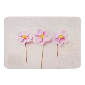 Anemone Trio by Sylvia Cook Bath Mat