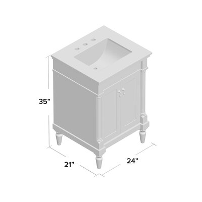 Torilynn 24" Single Bathroom Vanity Set