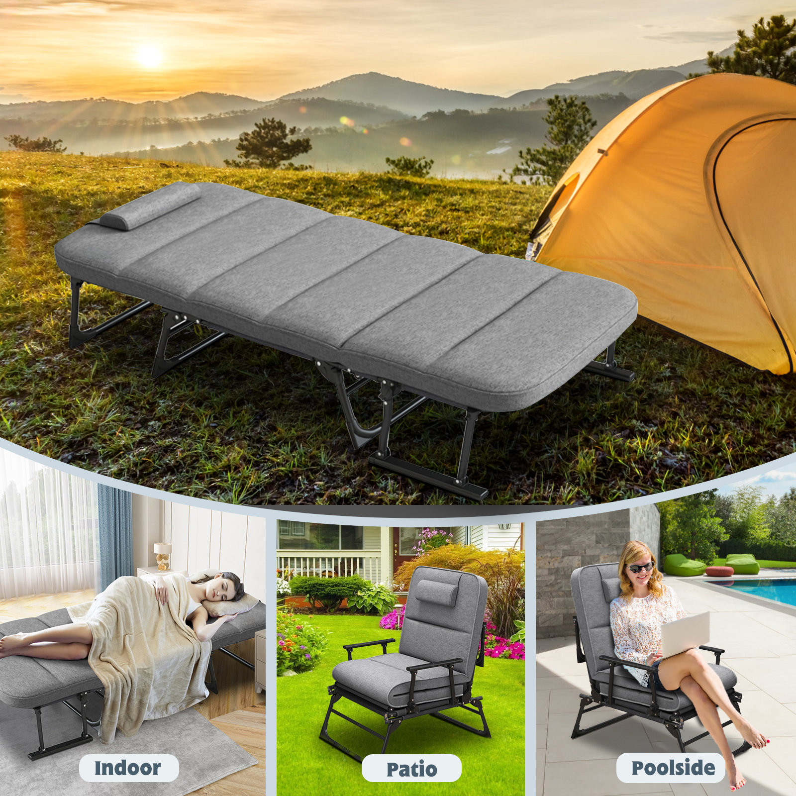 camping bed frame