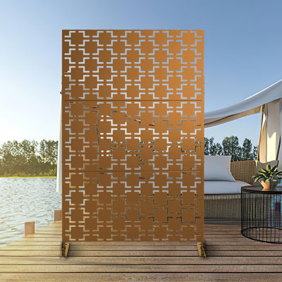 6 ft. H x 4 ft. W Metal Privacy Screen