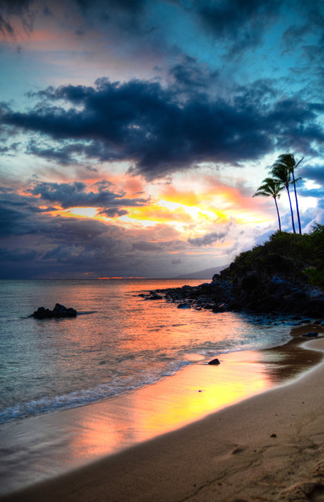 Hadleyhouseco Kapalua Maui Sunset Hawaiian Islands By Kelly Wade