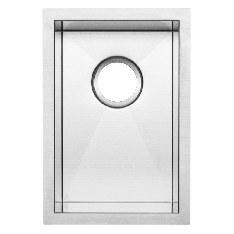 Ticor Sinks Pacific Series 16 Gauge Stainless Steel 18 L X 12 W Undermount Kitchen And Bar Sink Wayfair