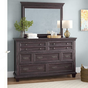 Farmhouse Rustic Espresso Wood Dressers Chests Birch Lane