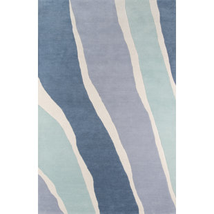 Review Sorbet Hand-Tufted Blue Area Rug by Novogratz By Momeni