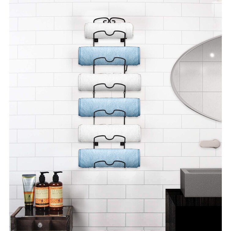 Alex Smart Home Bathroom Wall Mounted Towel Rack | Wayfair