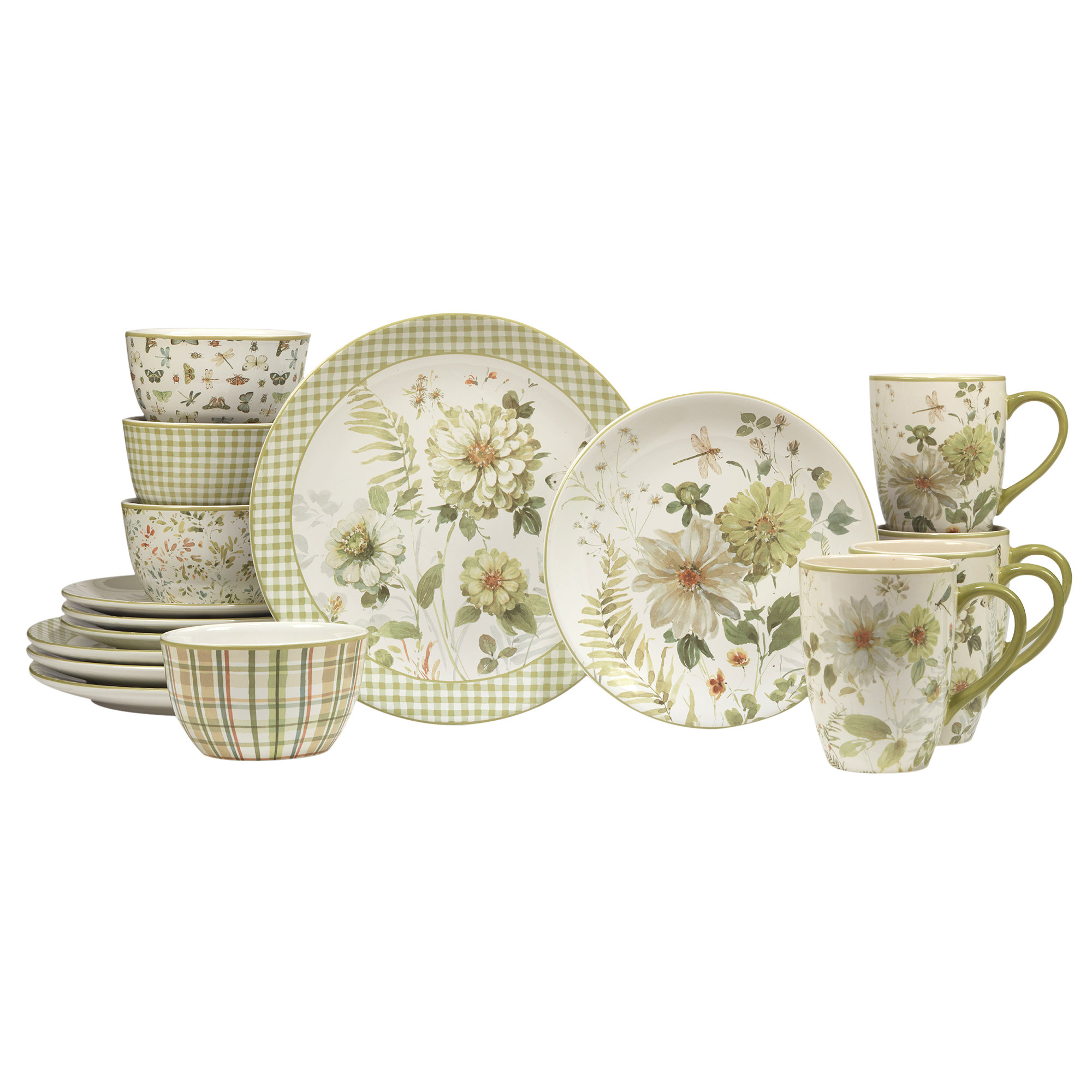 Certified International Earthenware Dinnerware Set - Service For 4 ...