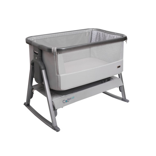 CoZee Air Bedside Crib - Space Grey