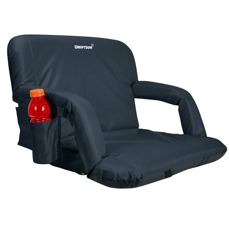 Driftsun Extra Wide Deluxe Reclining Stadium Seat With Cushion