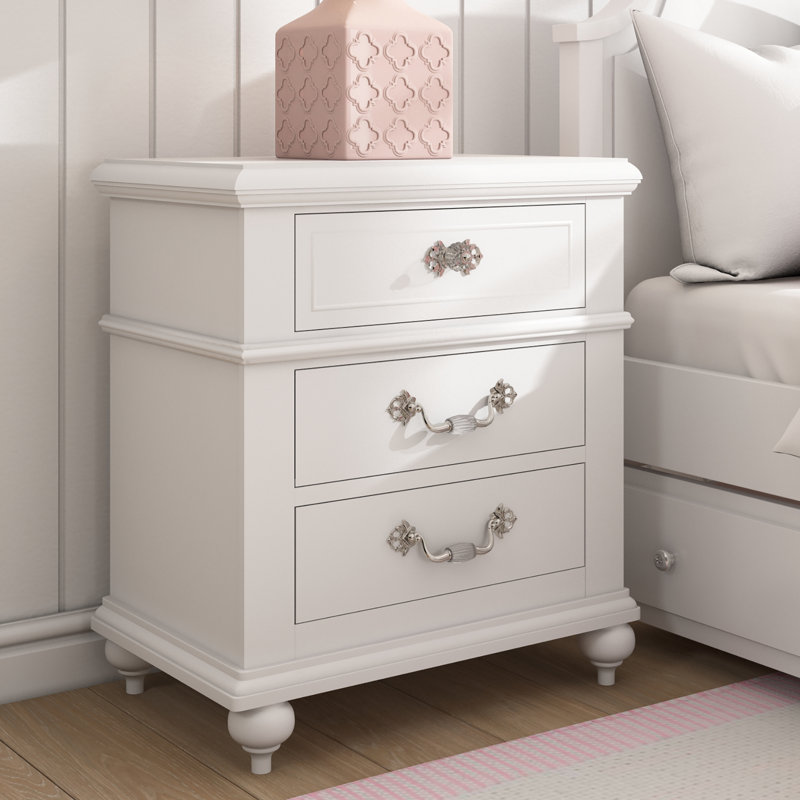 Viv Rae Lydia 3 Drawer Nightstand Reviews Wayfair