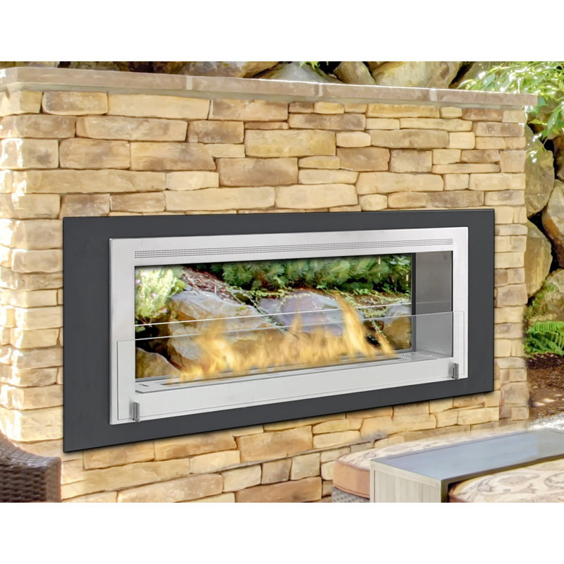 Eco Feu Santa Cruz 2 Sided Bio Ethanol Outdoor Fireplace Wayfair Ca