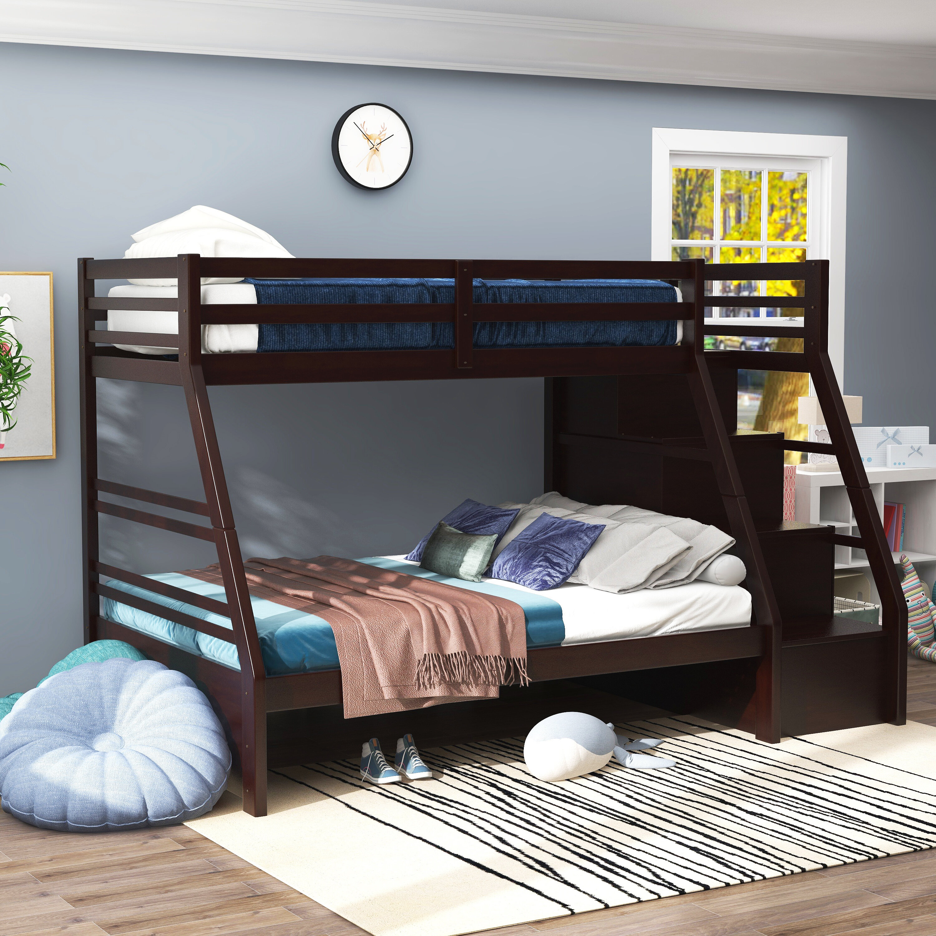 Hokku Designs Twin Over Full Standard Bunk Bed By Hokku Designs Reviews Wayfair