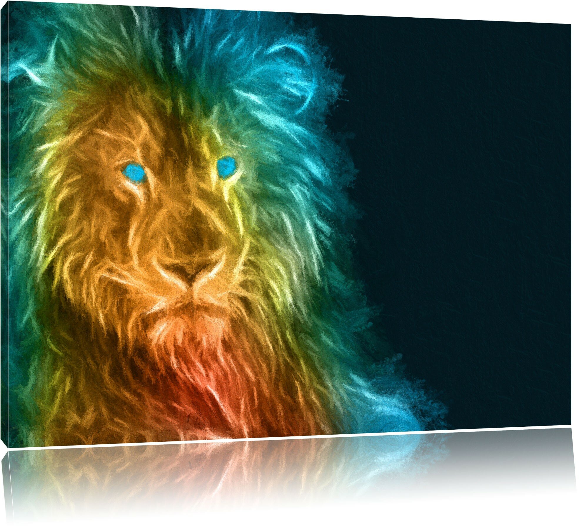 Wanddekoration Aufhängbare Kanvas Bild Löwe