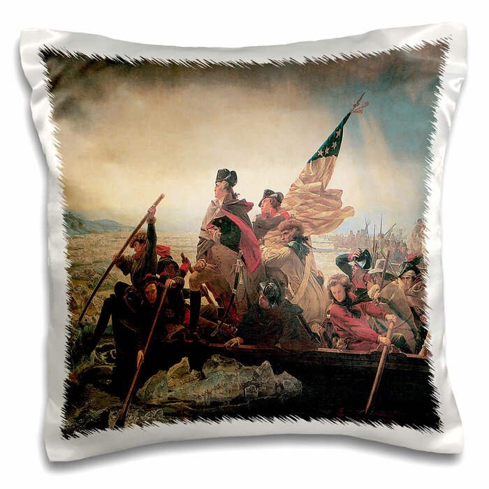 East Urban Home Washington Crossing The Delaware Pillow Cover