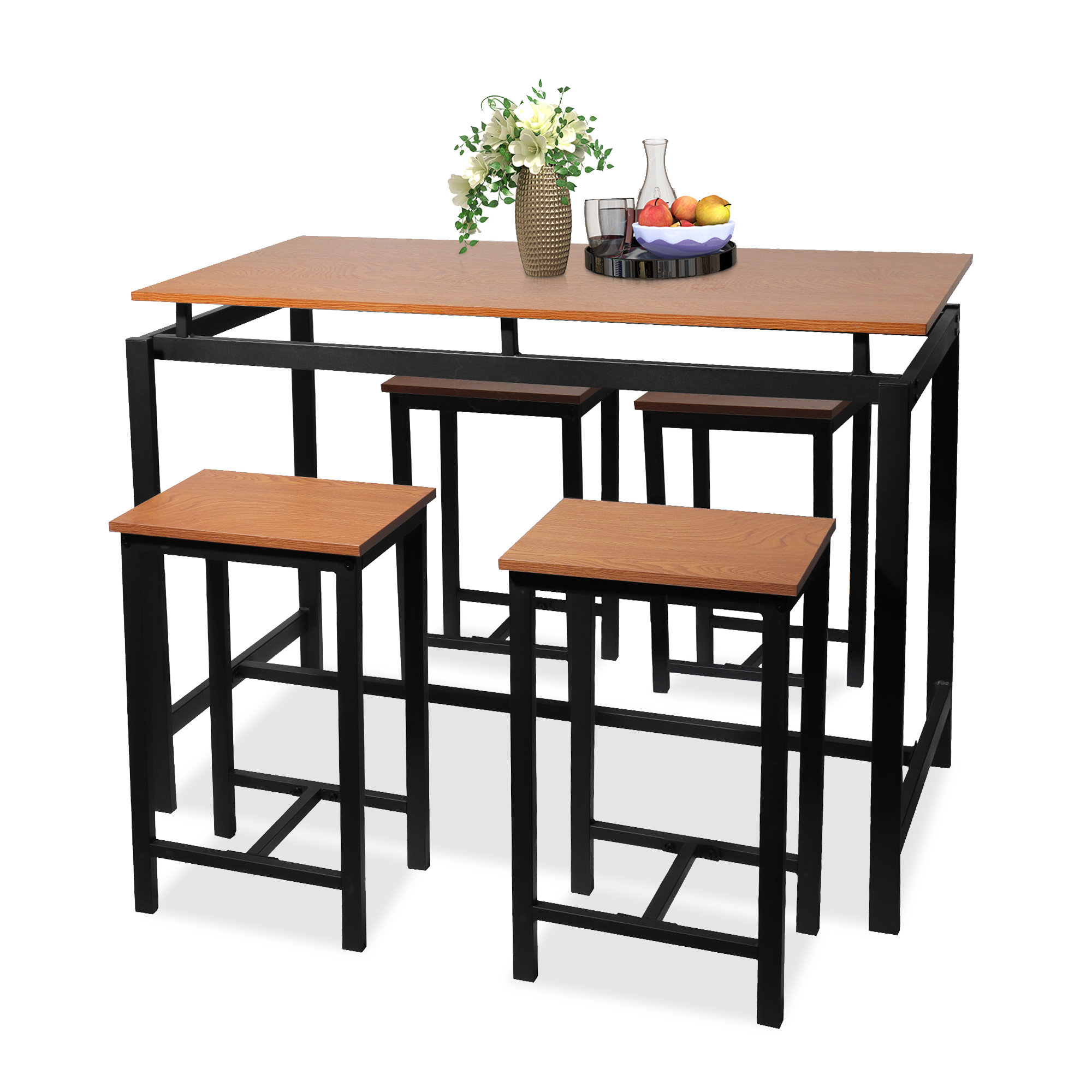 Latitude Run Arthenia 5 Piece Counter Height Dining Set Reviews Wayfair