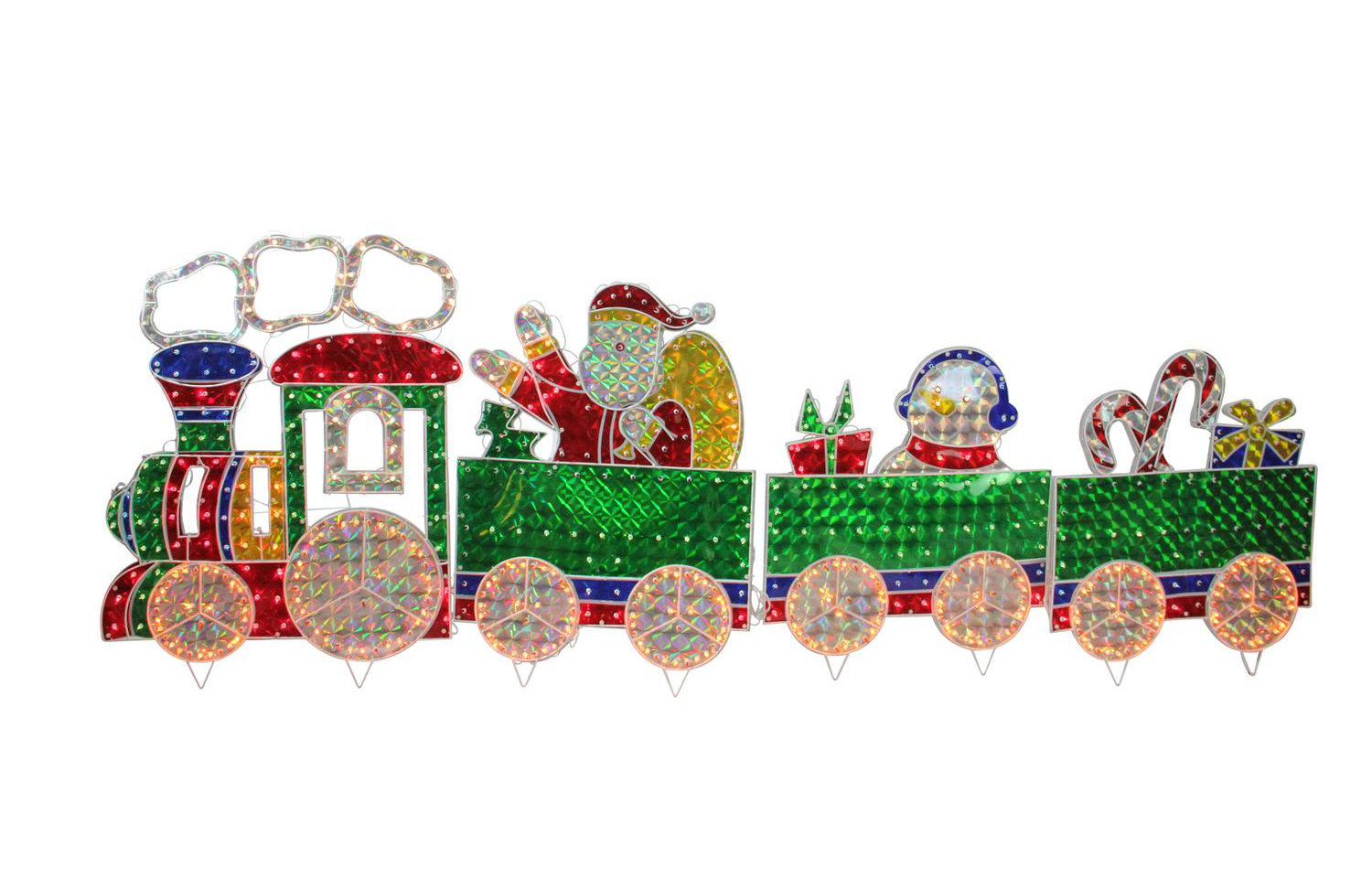 The Holiday Aisle Holographic Motion Train Christmas Lighting The Holiday Aisle Holographic Motion Train Christmas Lighting Display Wayfair
