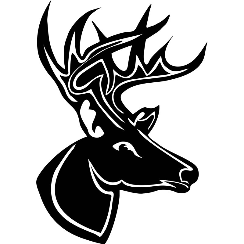 Union Rustic Milena Beautiful Buck Deer Silhouette Solid Steel Home Decor Metal Art Sign Wayfair