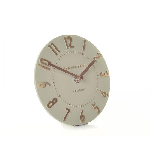 Mulberry 15cm Mantel Clock Thomas Kent Colour: Rose Gold