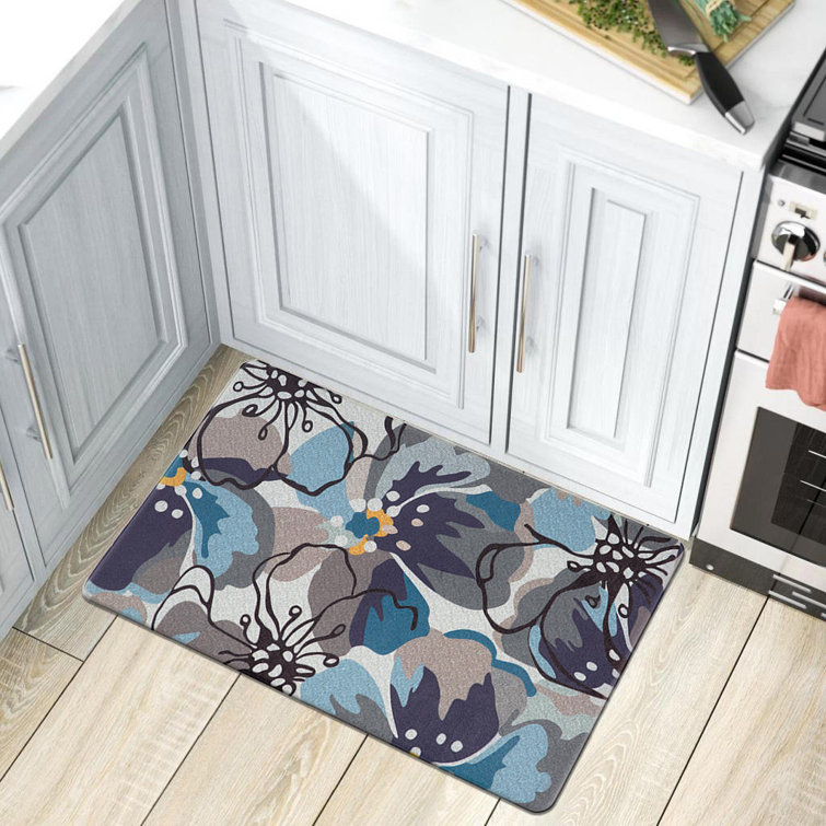 Red Barrel Studio Ageliki Modern Large Floral Standing Anti Fatigue Mat Reviews Wayfair