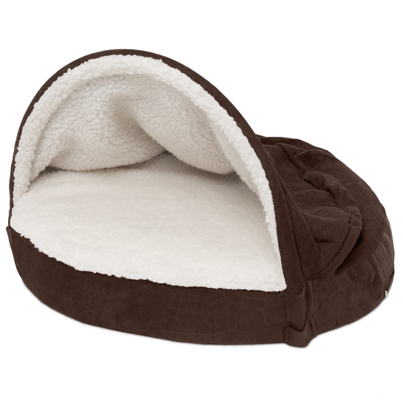 Laidley Hooded Dog Bed With Gel Top Foam Reviews Joss Main
