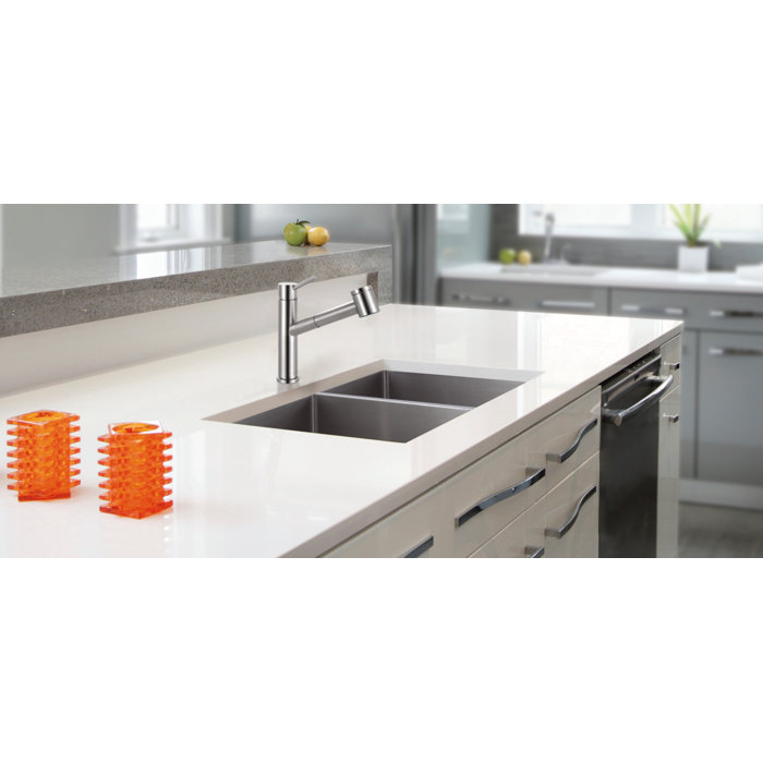 Franke Compact 32 L X 18 W Undermount Double Basin Kitchen Sink