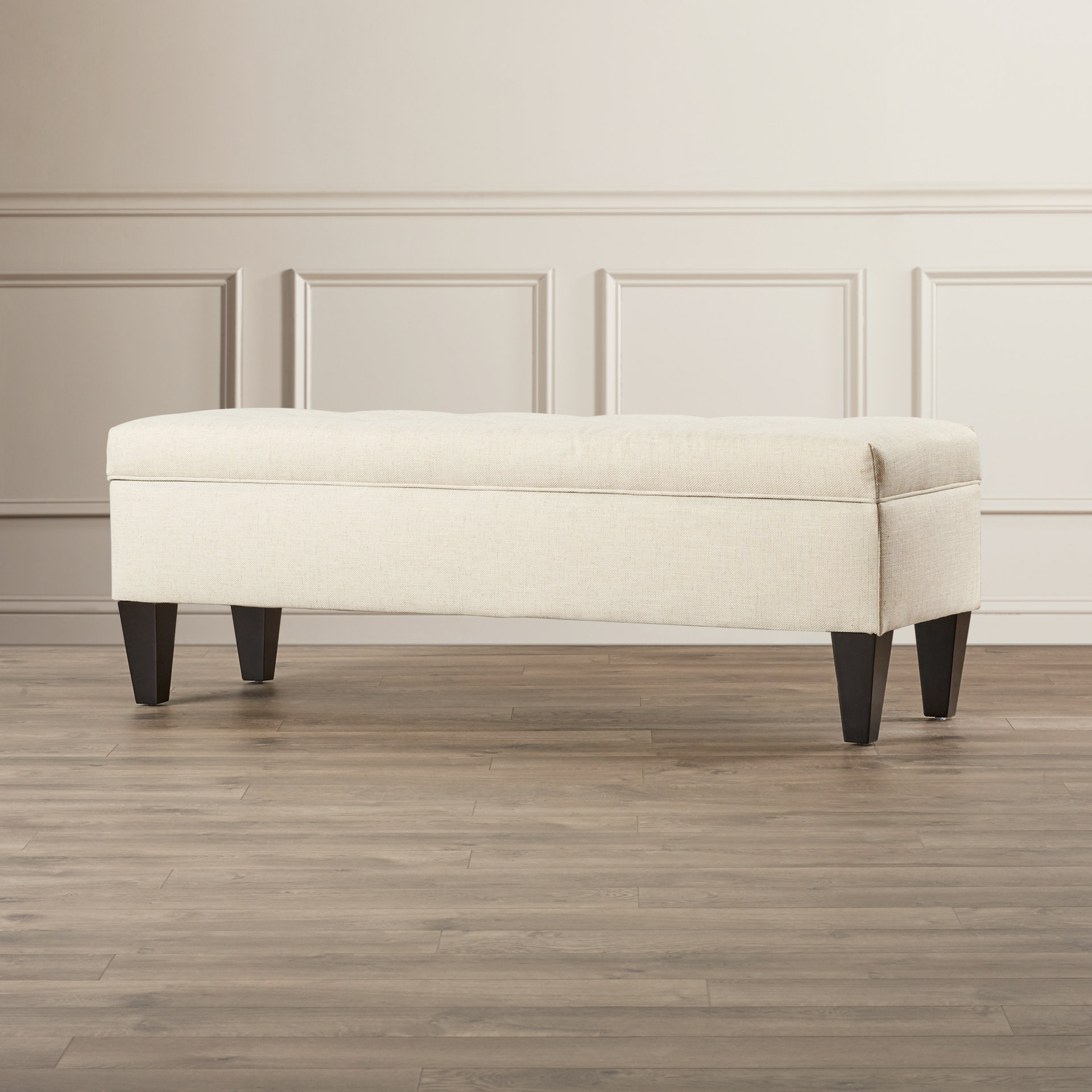 Potrero Fabric Storage Bench Reviews Birch Lane