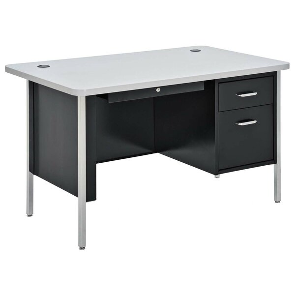 Erwon Steel Computer Desk Wayfair