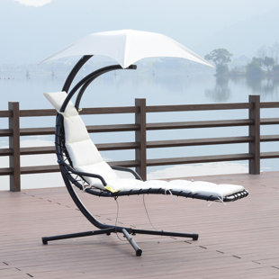 Go to store & view more images Freeport Park Rosa Hanging Chaise Lounger with Stand