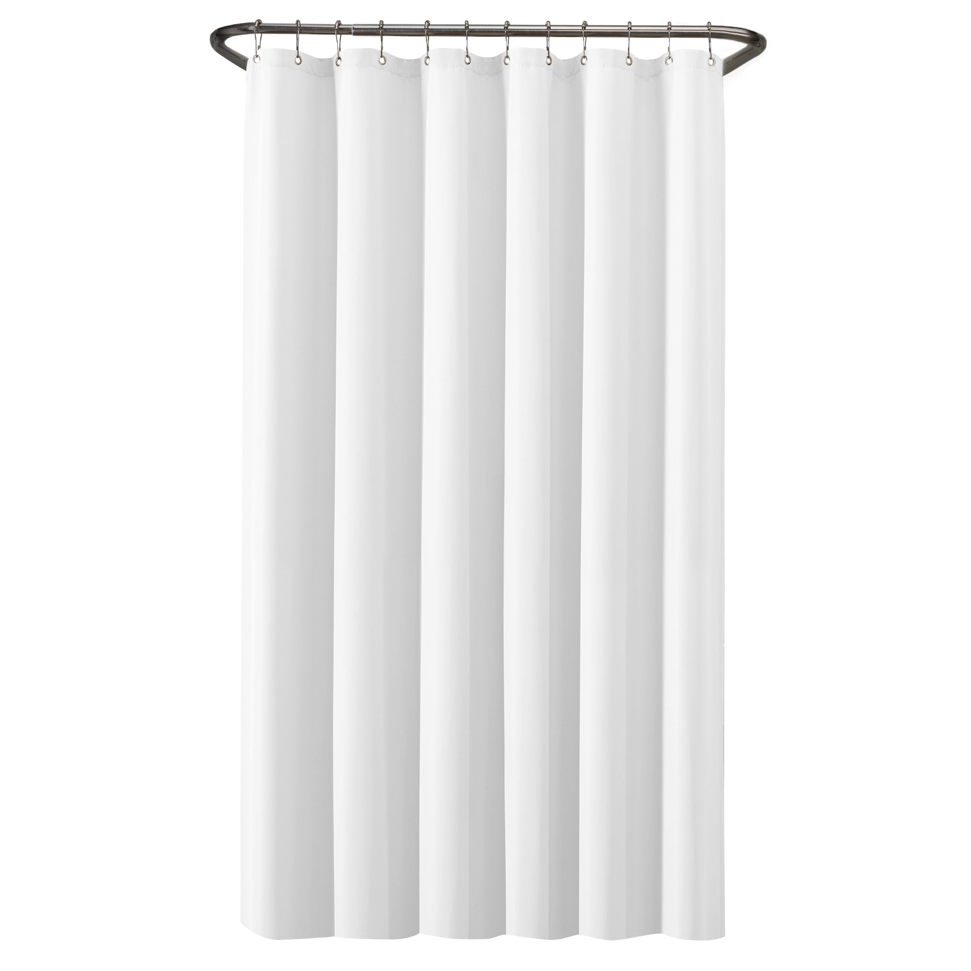 A Sun Flap Waterproof Bathroom Polyester Shower Curtain Liner Water Resistant