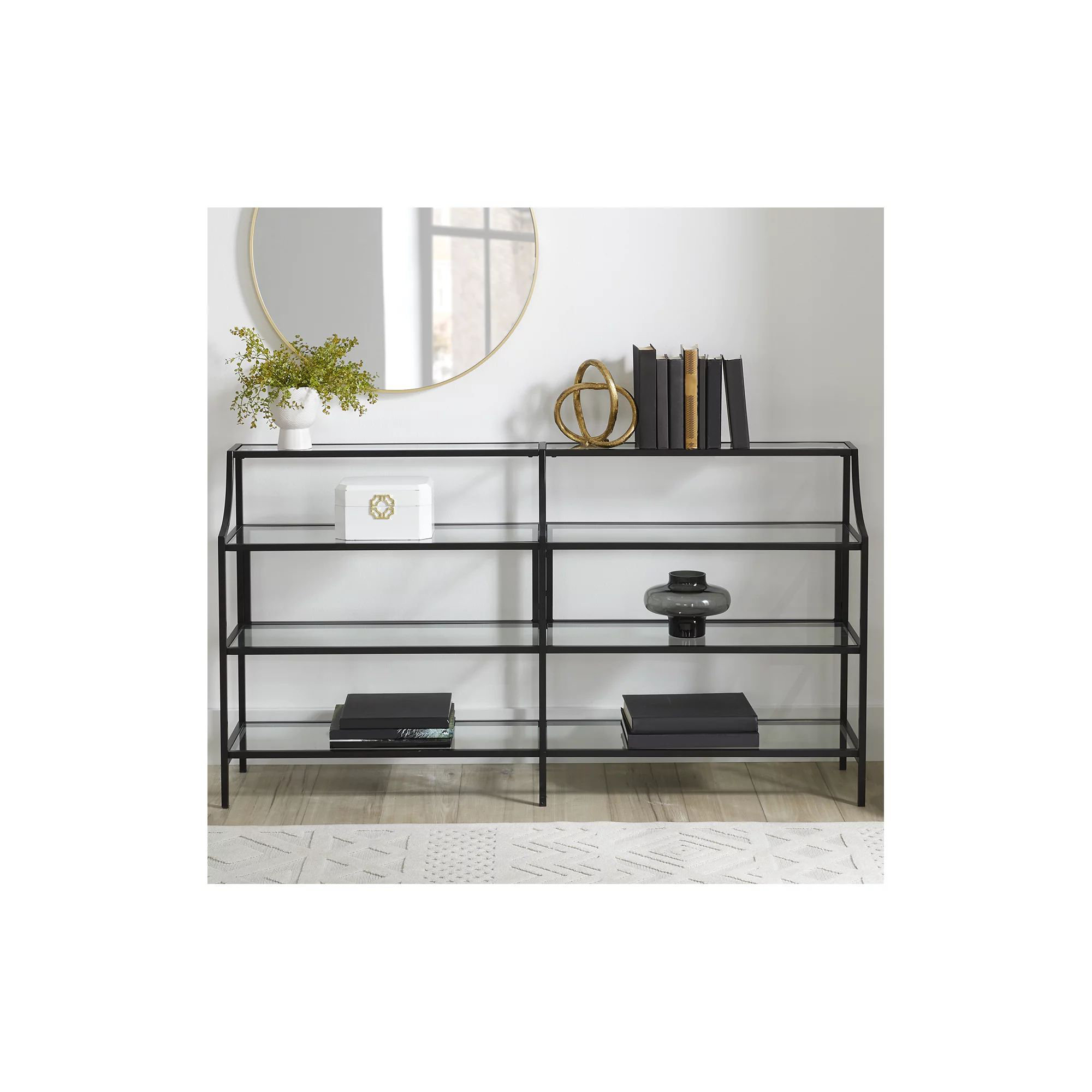 better homes and gardens nola console table