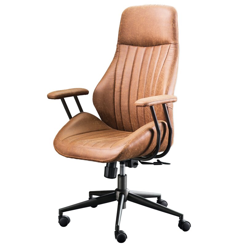 pink ergonomic office chair