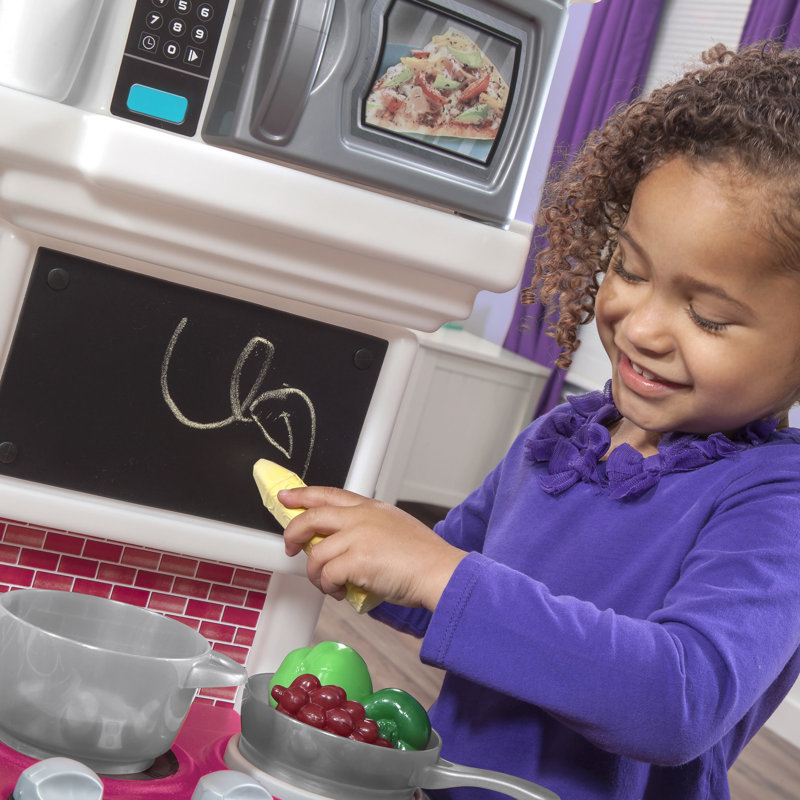 step 2 gourmet kitchen pink