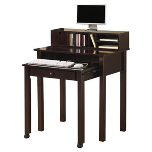 Go to store & view more images Sherrod Solid Wood Secretary Desk with Hutch by Winston Porter