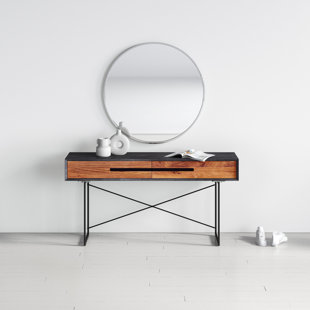 Good Looking small black console Modern Black Console Tables Allmodern