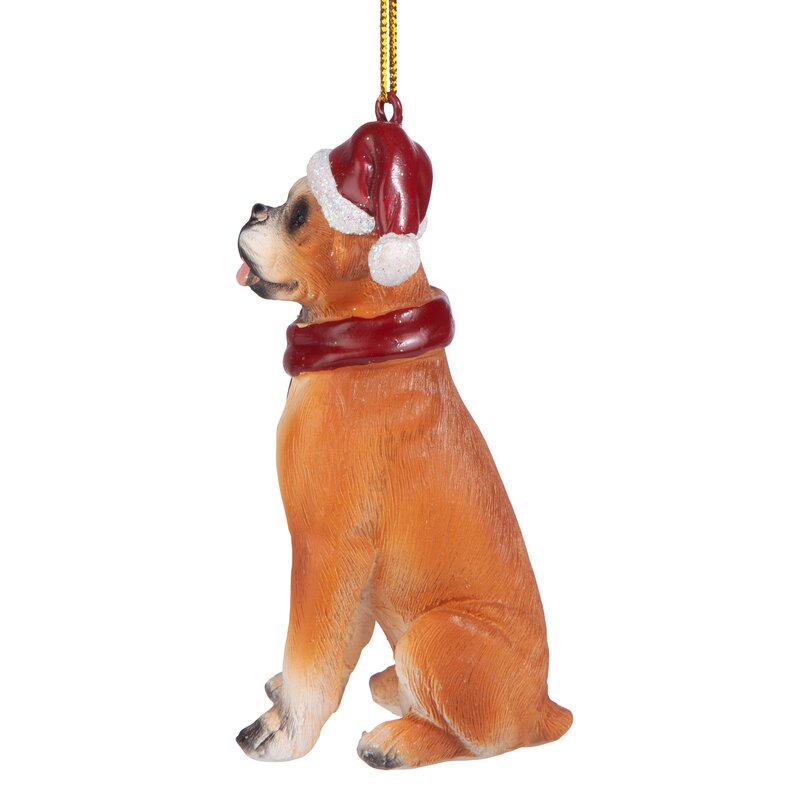 Design Toscano Boxer Holiday Dog Ornament Sculpture Reviews