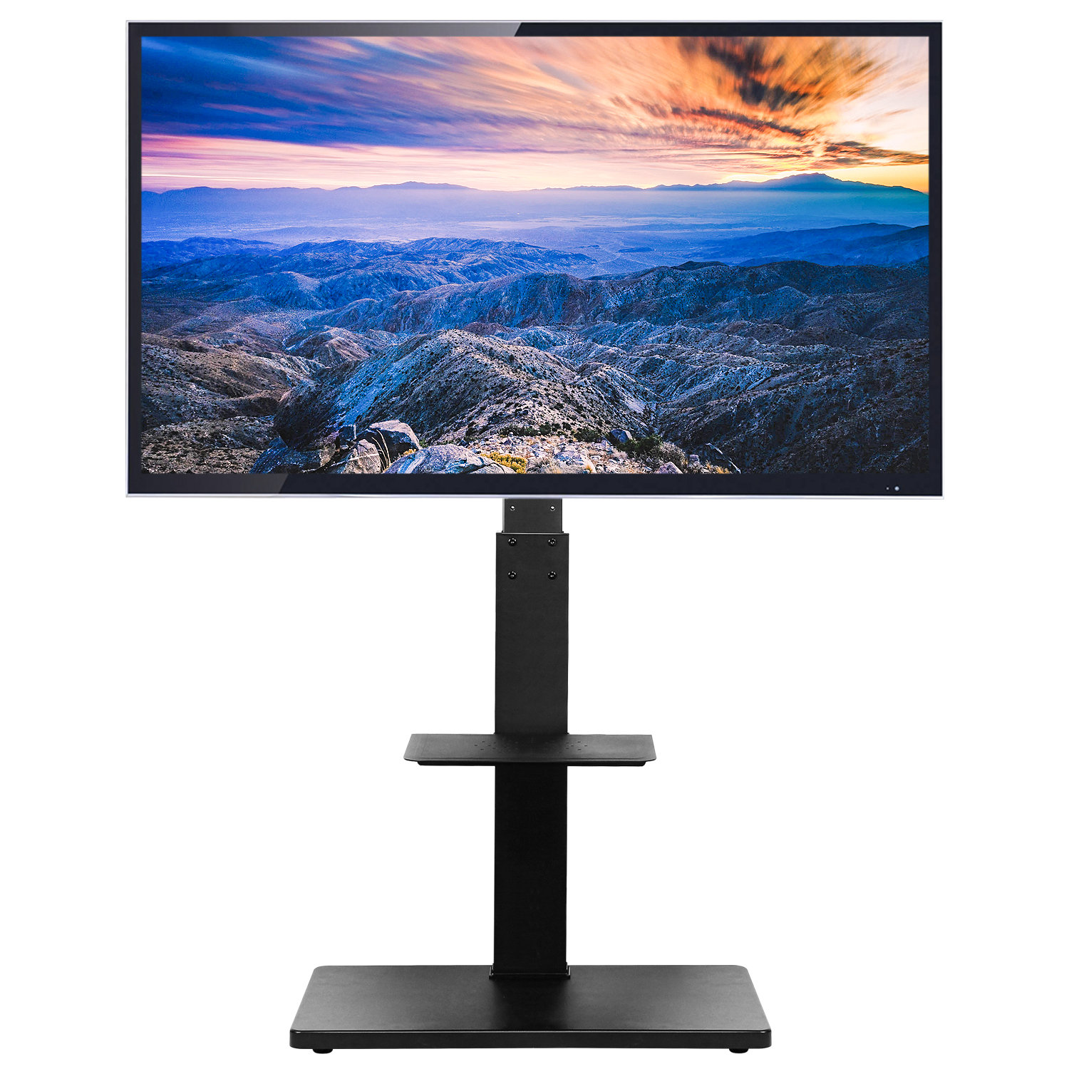 Floor TV Stand with Swivel Mount for 32-55 inch LCD LED OLED Flat Screen TV