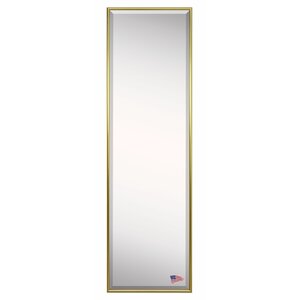 Rectangle Gold Metal Floor Mirror