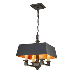 Columbine Valley 4-Light Semi Flush Mount