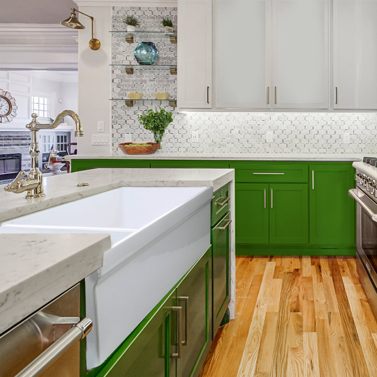 Nantucket Sinks Island Collection Reversible 35 5 L X 19 75 W Double Basin Farmhouse Apron Kitchen Sink Reviews Perigold