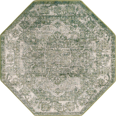 Alresford Oriental Green Area Rug