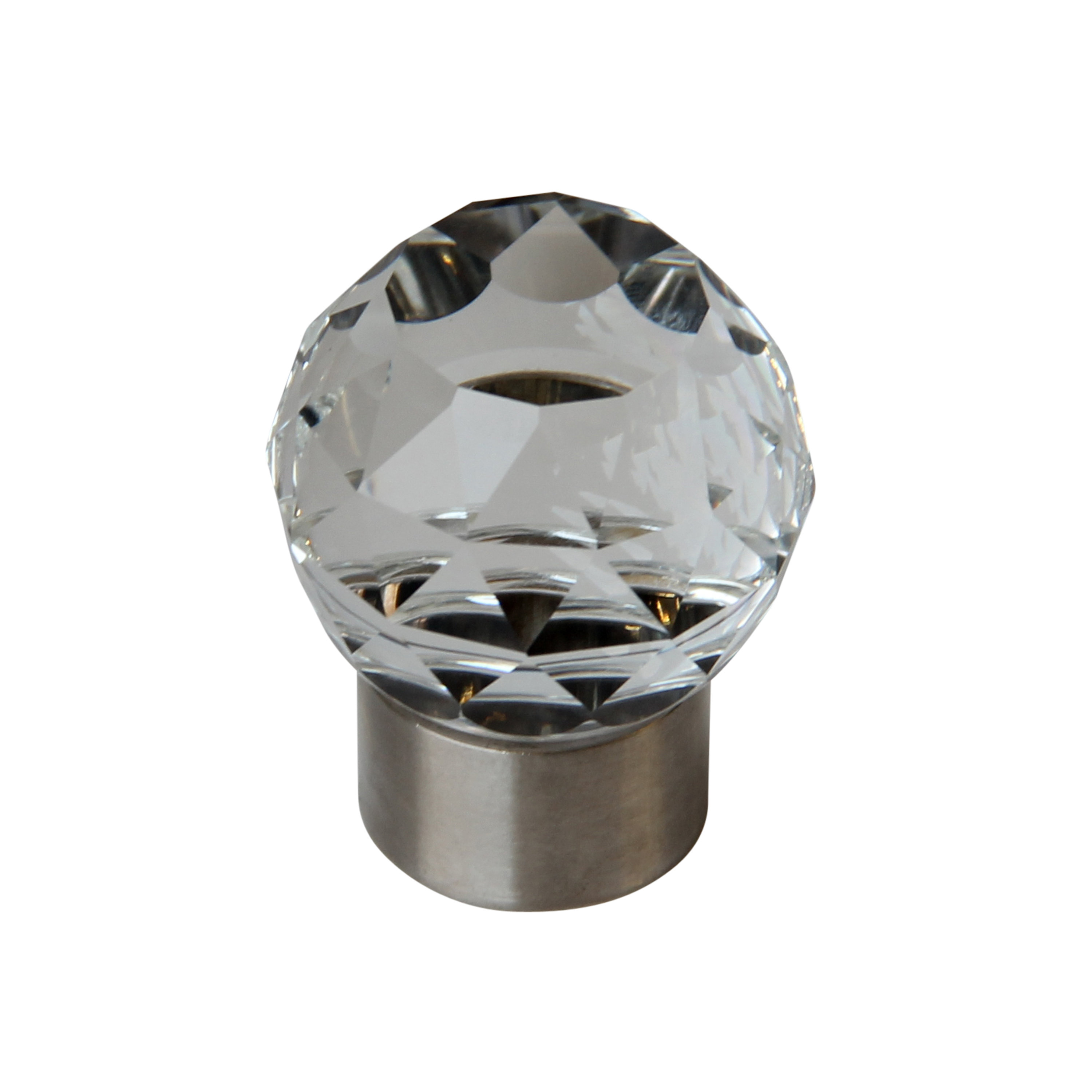 Rch Supply Company Diamond Cut Tulip Shaped Clear Cabinet Crystal Diamond Cut Tulip Shaped Clear Cabinet