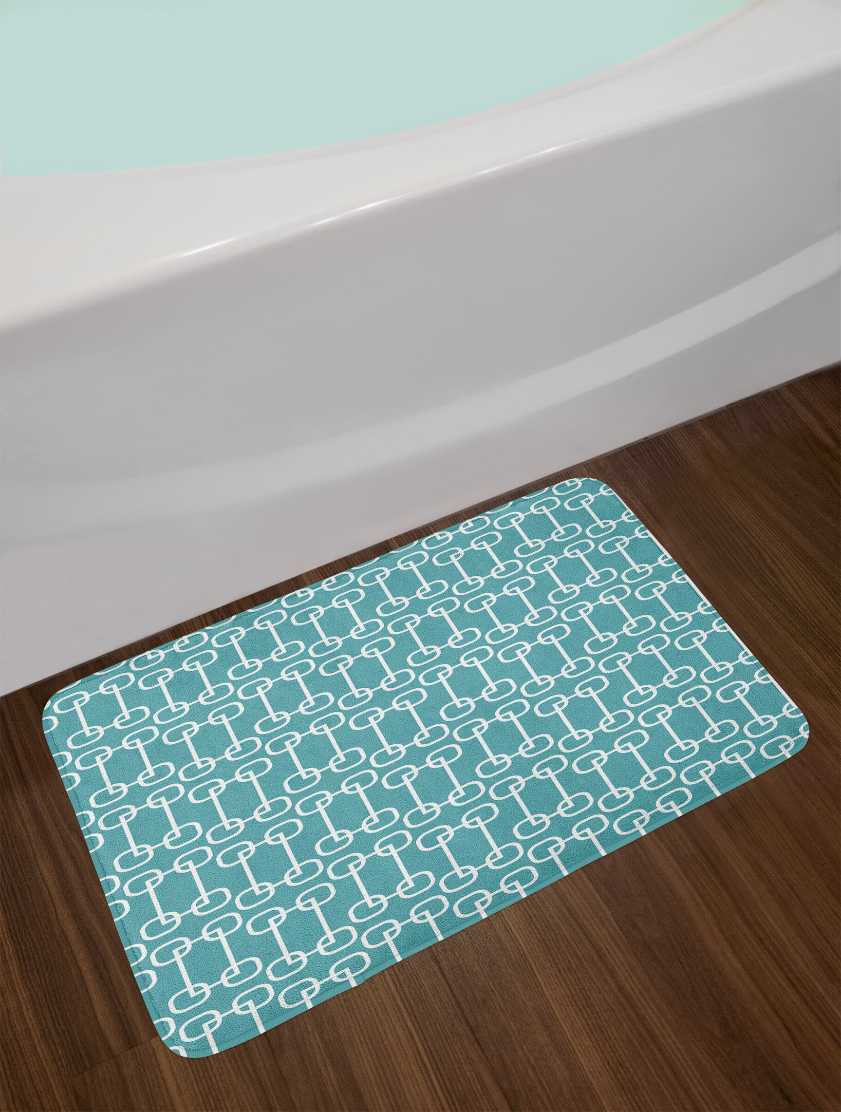 turquoise bathroom mat sets