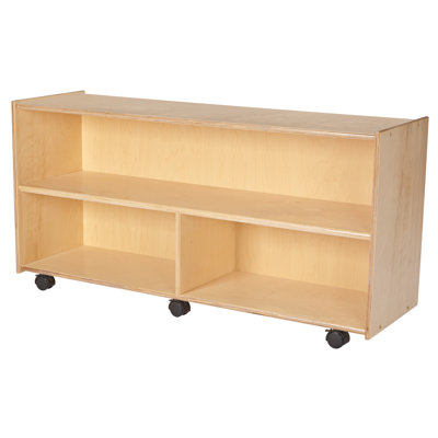 shelving inch unit wide casters compartment