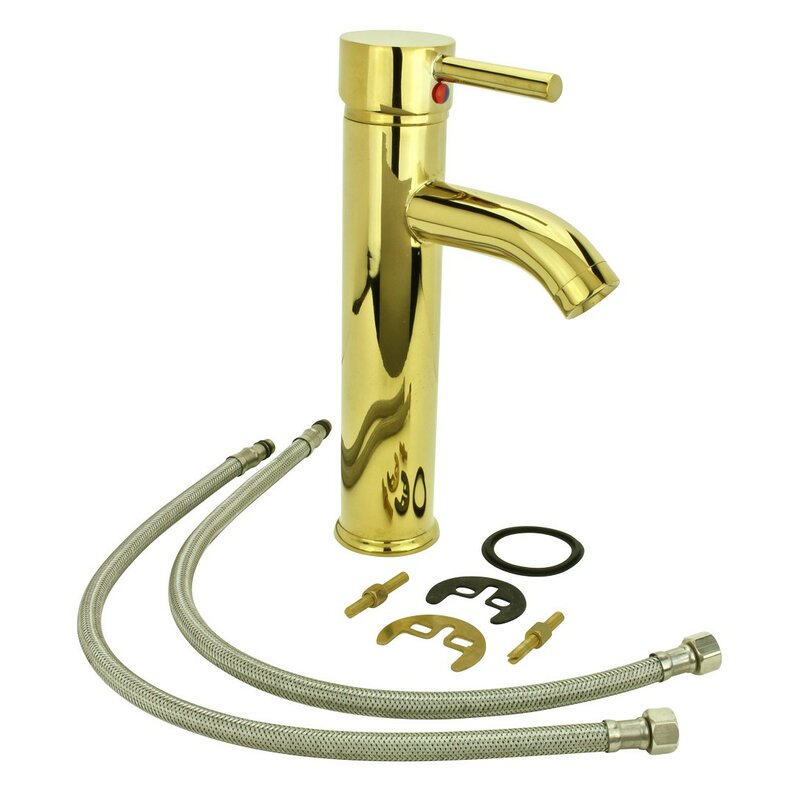 The Renovators Supply Inc Solid Brass Single Hole Bathroom Faucet Wayfair