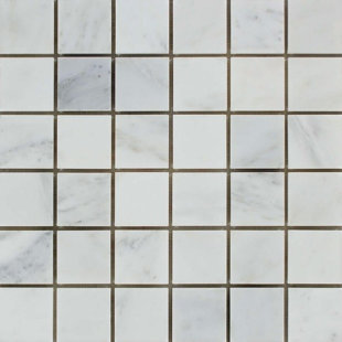 Oriental Honed 12" x 12" Marble Mosaic Tile by