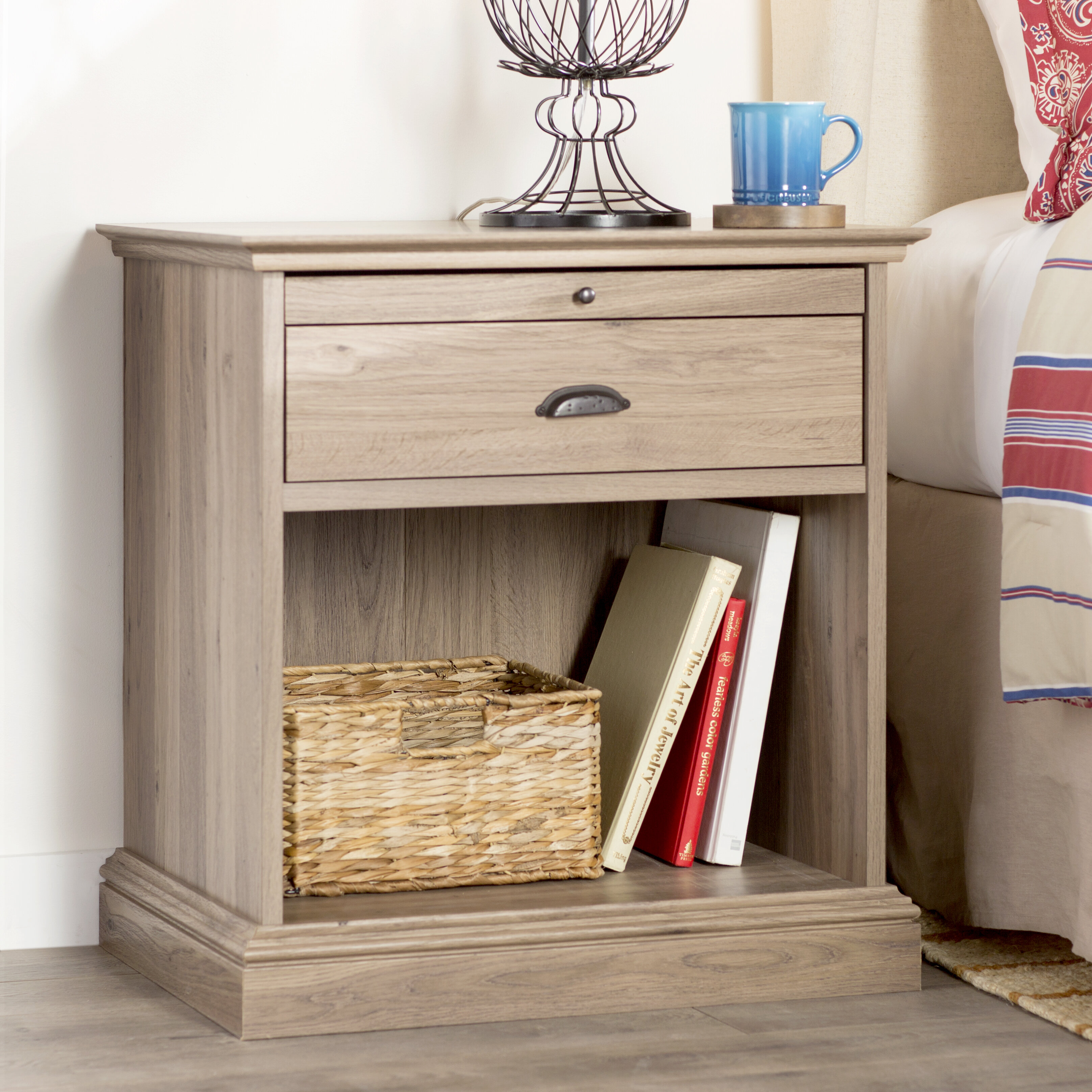 Three Posts Walworth 1 Drawer Nightstand Reviews Wayfair