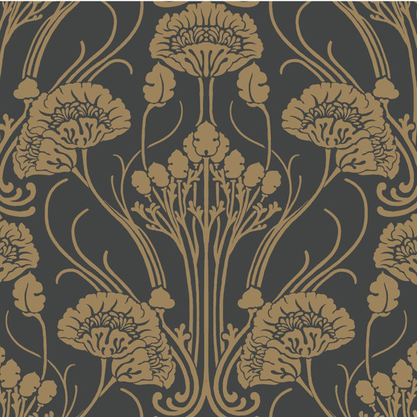Art Nouveau Wallpaper Wayfair