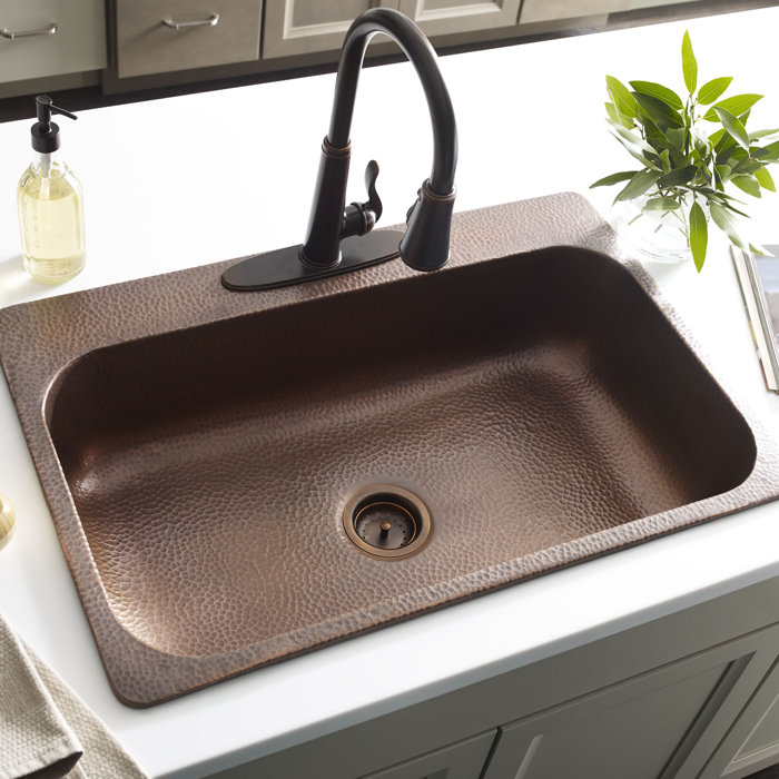 Angelico Handmade 33 L X 22 W Drop In Kitchen Sink Angelico Handmade 33 L X 22 W Drop In Kitchen Sink